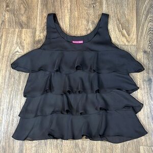 Sunny Leigh Black Raffle Blouse